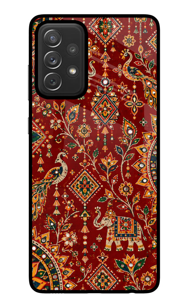 Laal Riwaaz Samsung A72 Glass Case