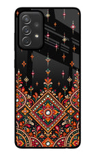 Noir Mehfil Samsung A72 Glass Case
