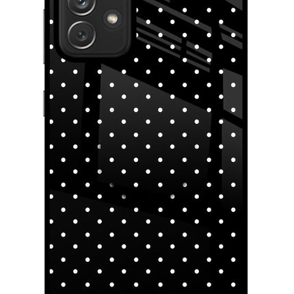 White Dots Samsung A72 Pop Case by Casekaro