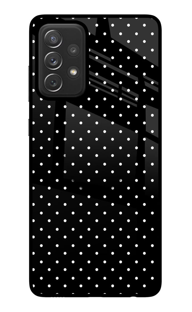 White Dots Samsung A72 Pop Case by Casekaro