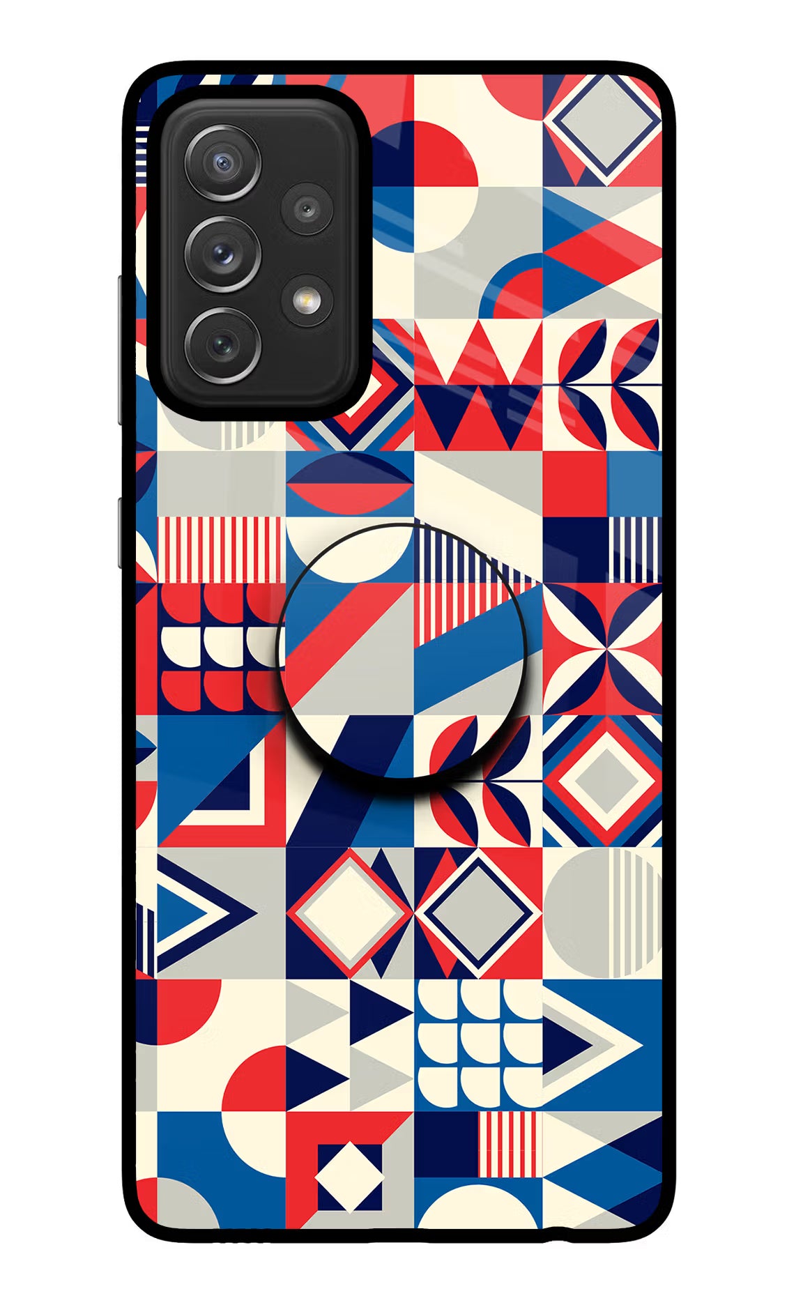 Colorful Pattern Samsung A72 Pop Case by Casekaro