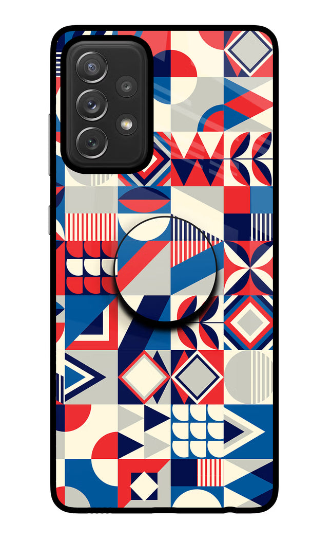 Colorful Pattern Samsung A72 Pop Case by Casekaro