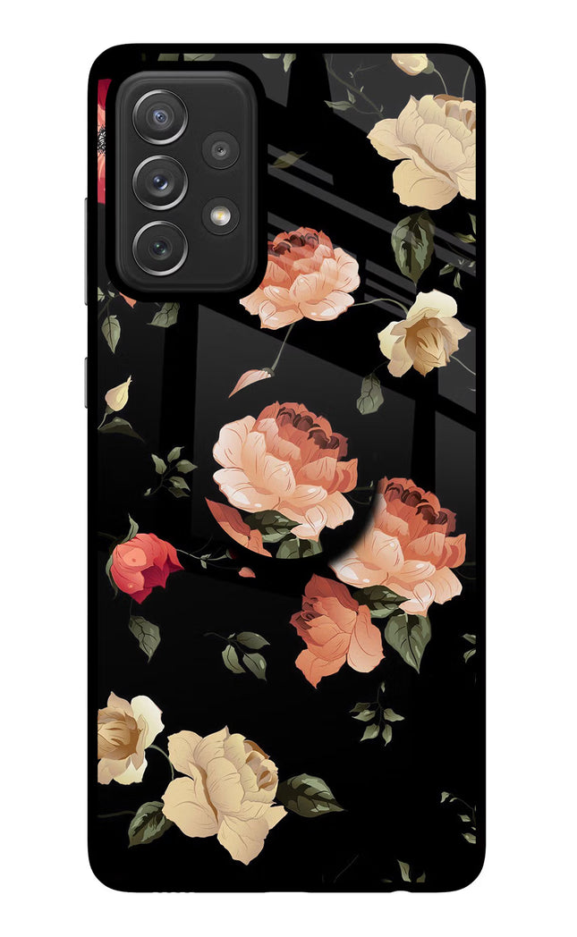 Flowers Samsung A72 Pop Case by Casekaro
