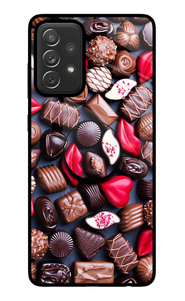 Chocolates Samsung A72 Pop Case by Casekaro