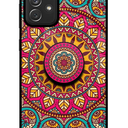 Mandala Samsung A72 Pop Case by Casekaro