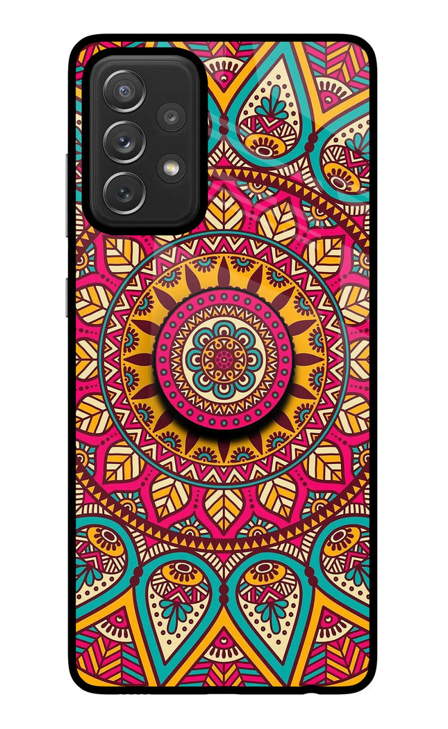 Mandala Samsung A72 Pop Case by Casekaro