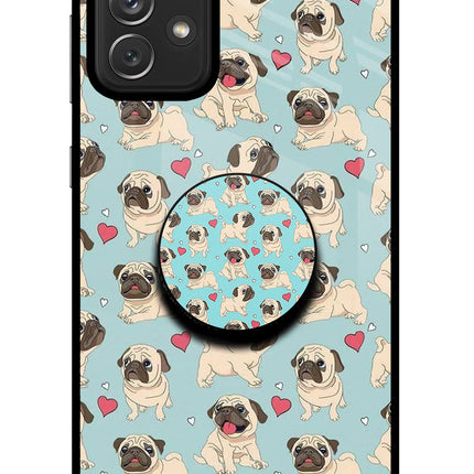 Pug Dog Samsung A72 Pop Case by Casekaro