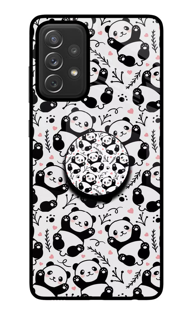 Cute Panda Samsung A72 Pop Case by Casekaro