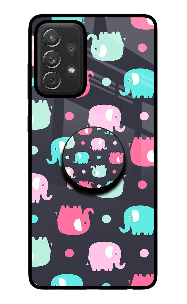 Baby Elephants Samsung A72 Pop Case by Casekaro