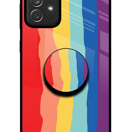 Rainbow Samsung A72 Pop Case by Casekaro