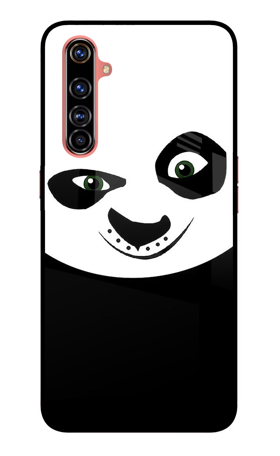 Panda Realme X50 Pro Glass Case Back Cover by Casekaro