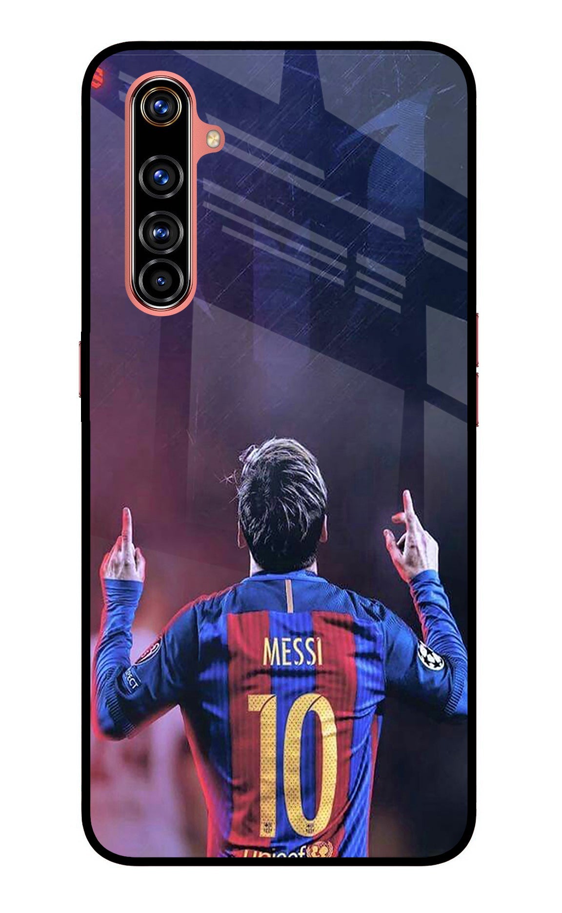 Messi Realme X50 Pro Glass Case