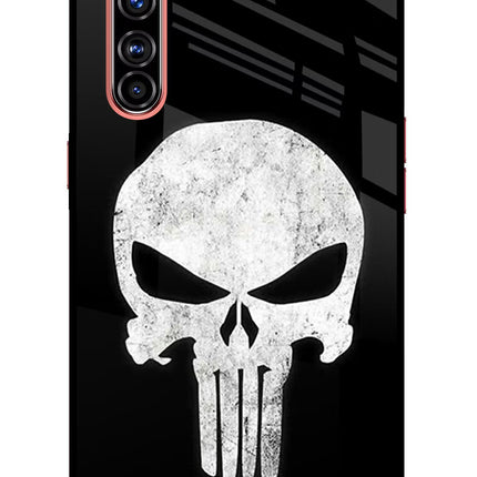 Punisher Skull Realme X50 Pro Glass Case Back Cover by Casekaro