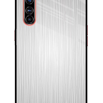 Wooden Grey Texture Realme X50 Pro Glass Case Back Cover by Casekaro