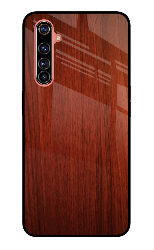 Wooden Plain Pattern Realme X50 Pro Glass Case