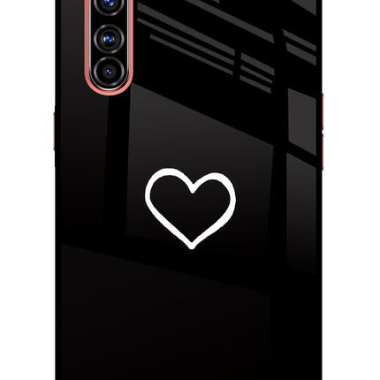 Heart Realme X50 Pro Glass Case Back Cover by Casekaro