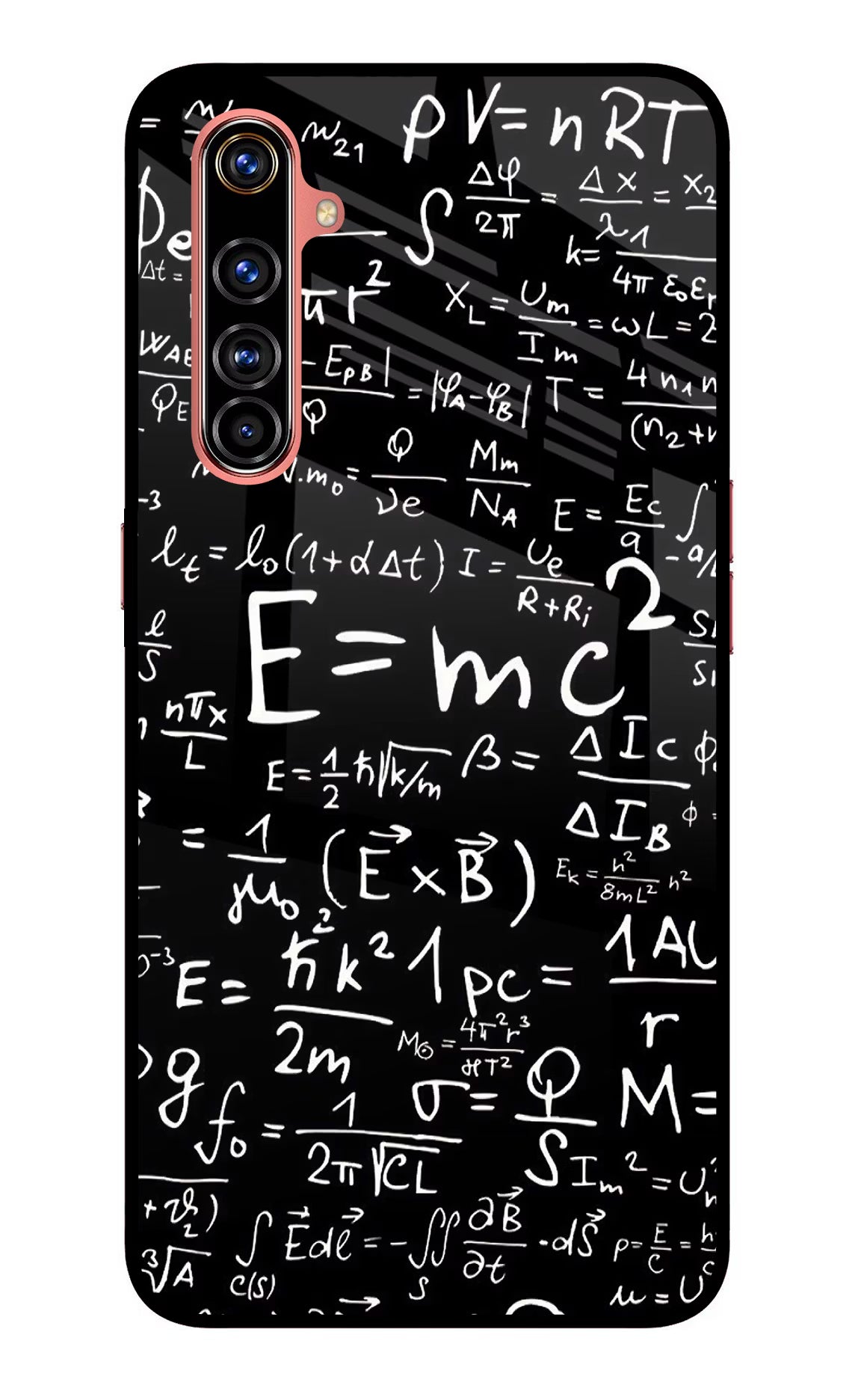 Physics Formula Realme X50 Pro Glass Case Back Cover by Casekaro