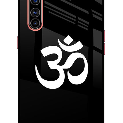 Om Realme X50 Pro Glass Case Back Cover by Casekaro