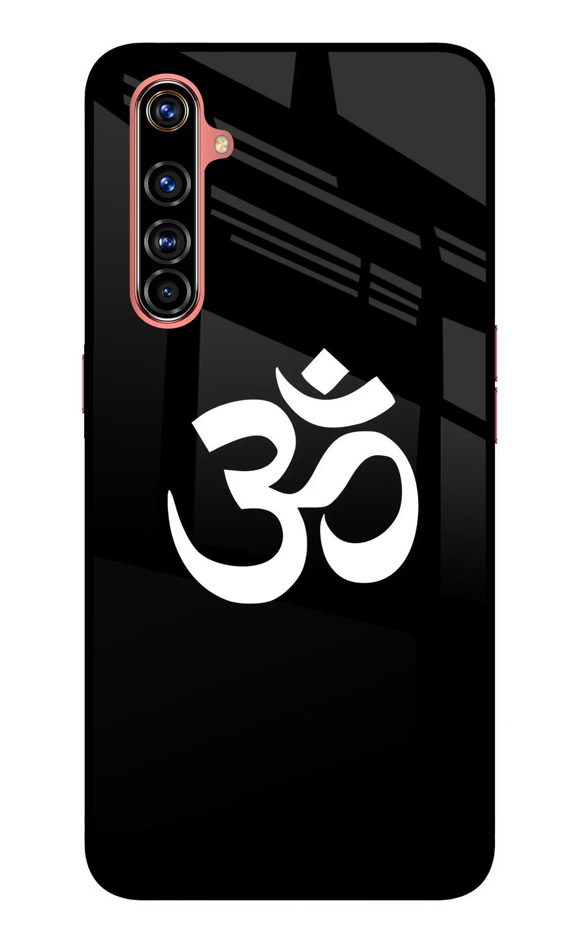 Om Realme X50 Pro Glass Case Back Cover by Casekaro