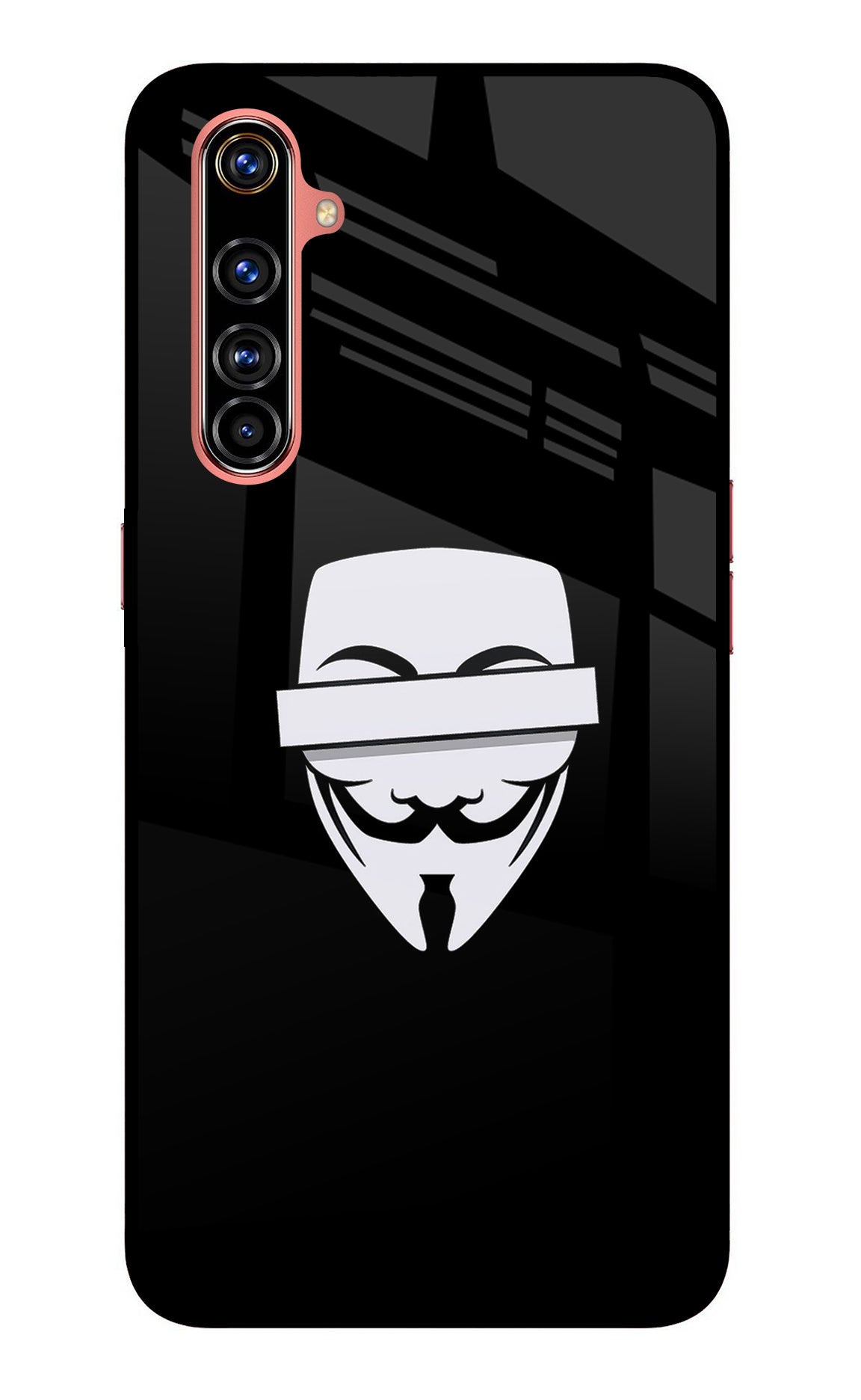 Anonymous Face Realme X50 Pro Glass Case