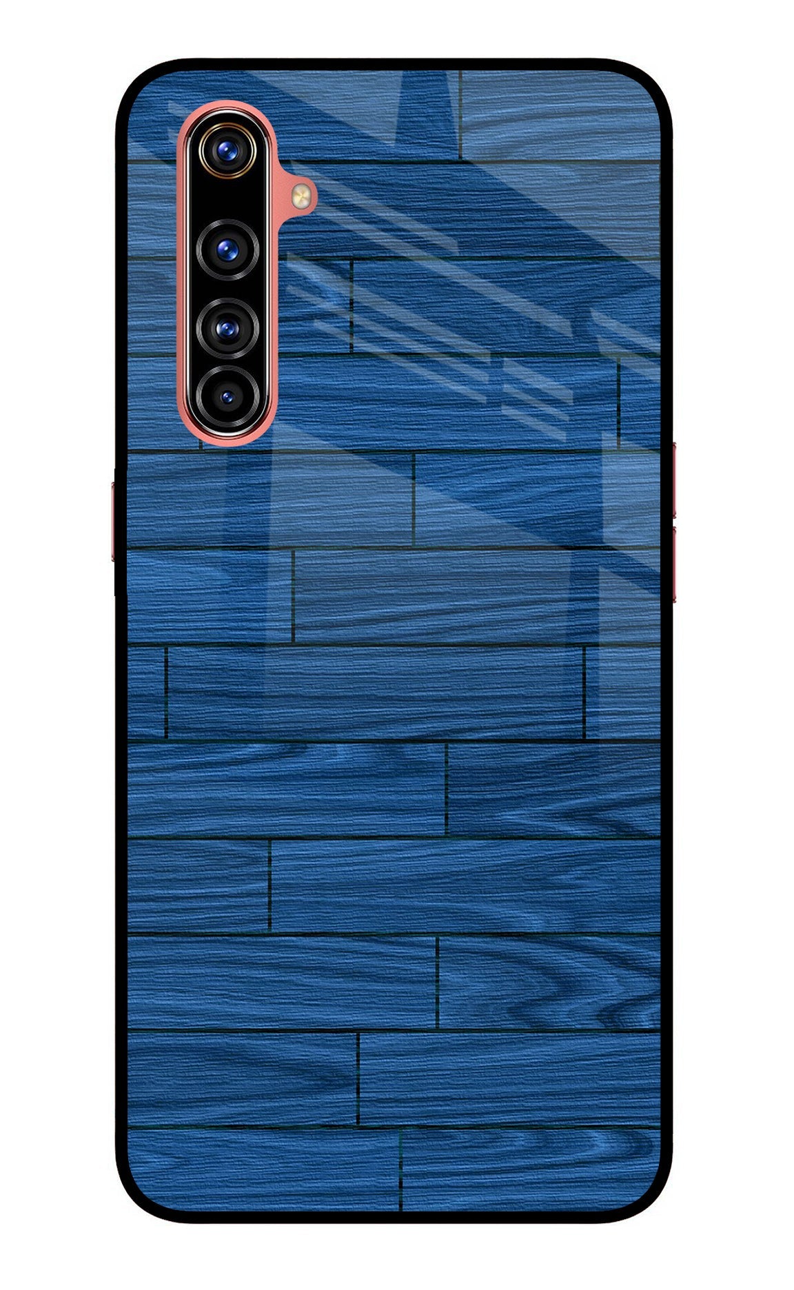 Wooden Texture Realme X50 Pro Glass Case