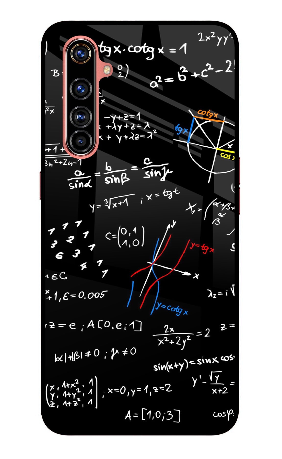 Mathematics Formula Realme X50 Pro Back Cover