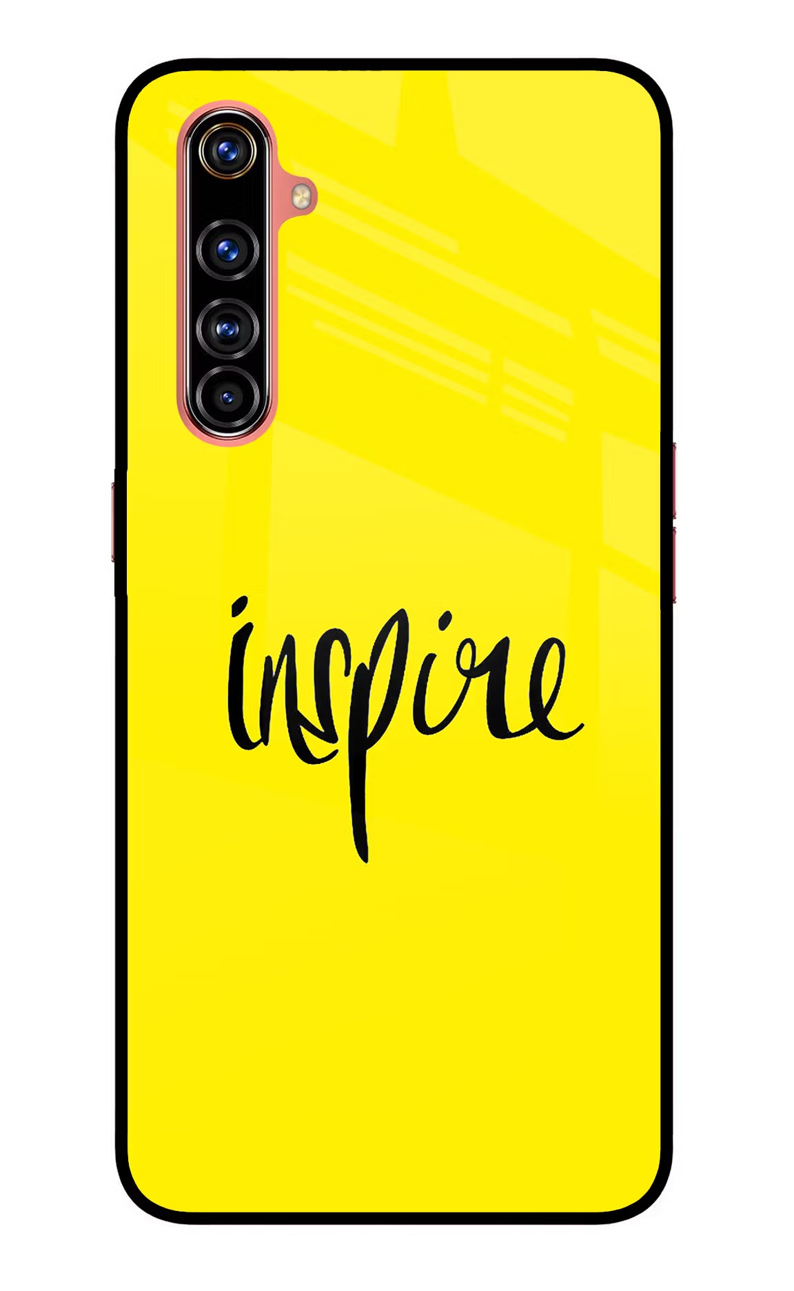 Inspire Realme X50 Pro Glass Case Back Cover by Casekaro
