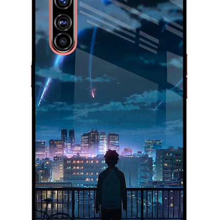 Anime Realme X50 Pro Glass Case Back Cover by Casekaro