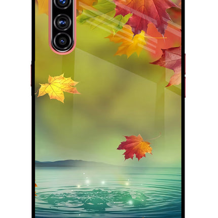 Flowers Realme X50 Pro Glass Case Back Cover by Casekaro