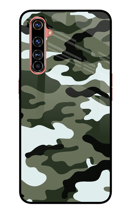 Camouflage Realme X50 Pro Glass Case