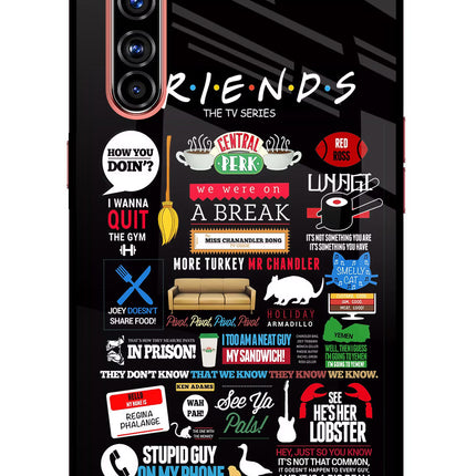 FRIENDS Realme X50 Pro Glass Case
