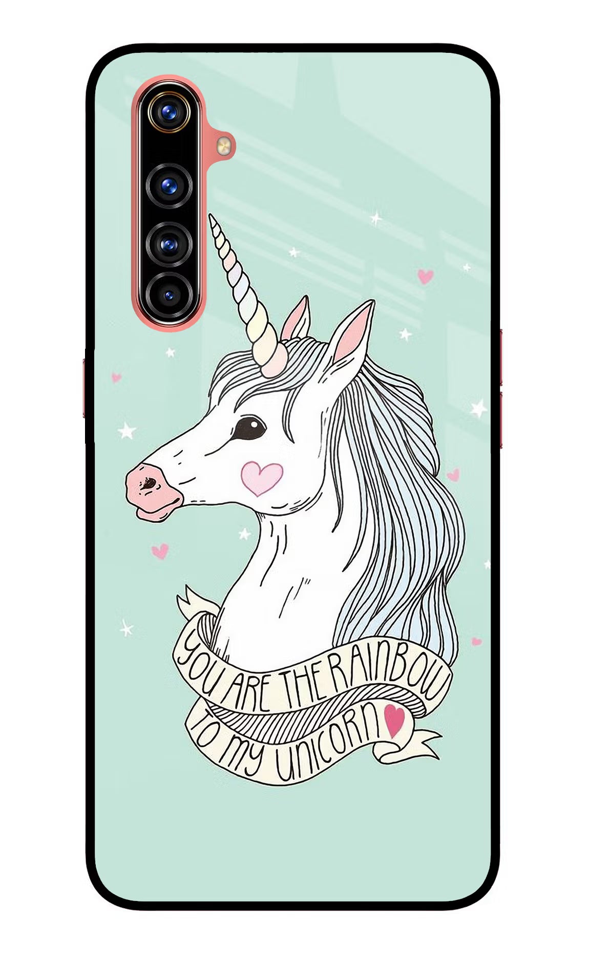 Unicorn Wallpaper Realme X50 Pro Glass Case Back Cover by Casekaro