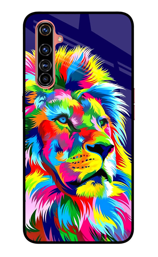 Vector Art Lion Realme X50 Pro Glass Case