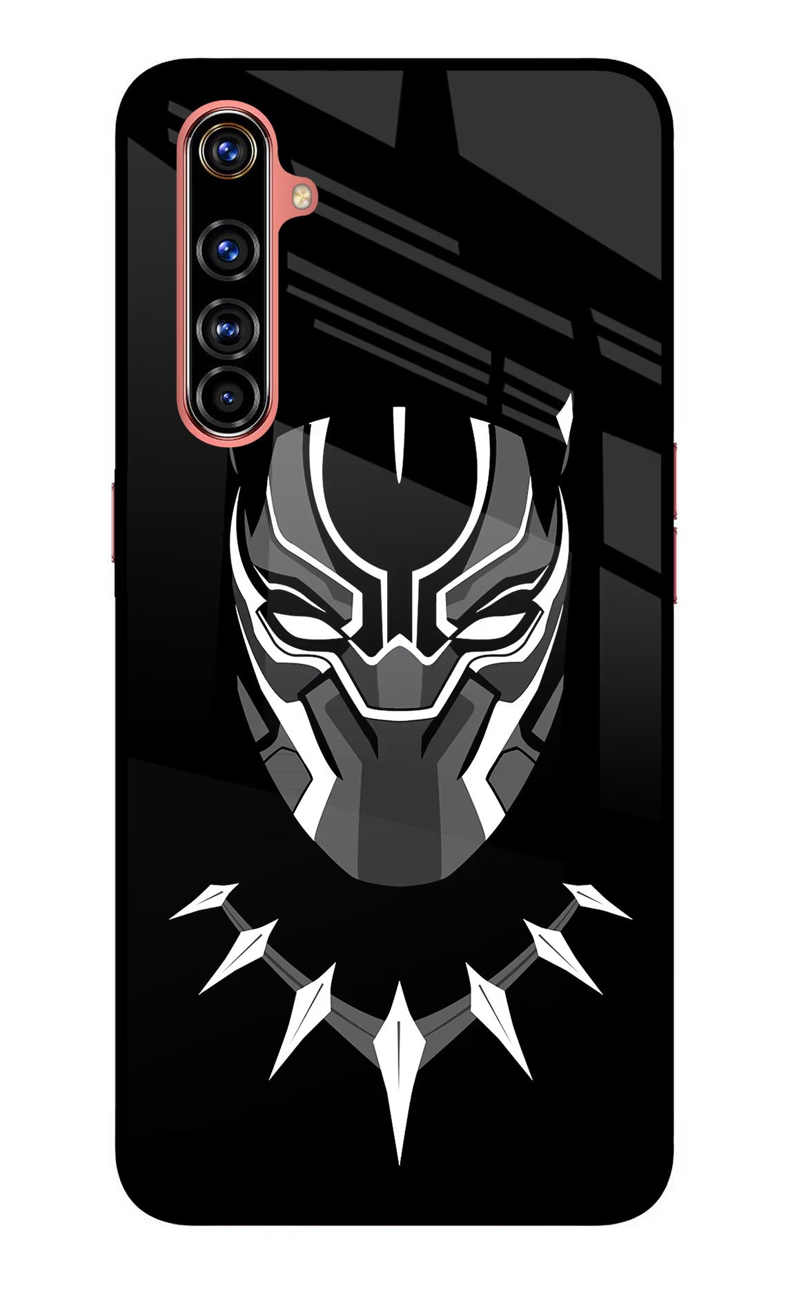 Black Panther Realme X50 Pro Glass Case