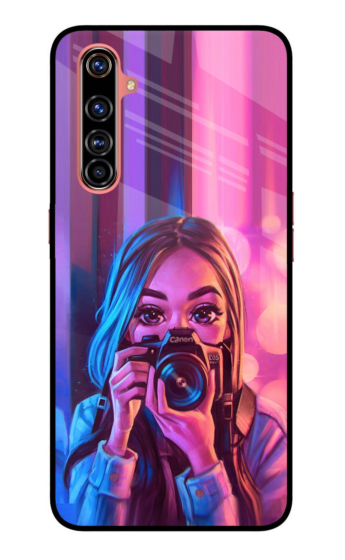 Girl Photographer Realme X50 Pro Back Cover