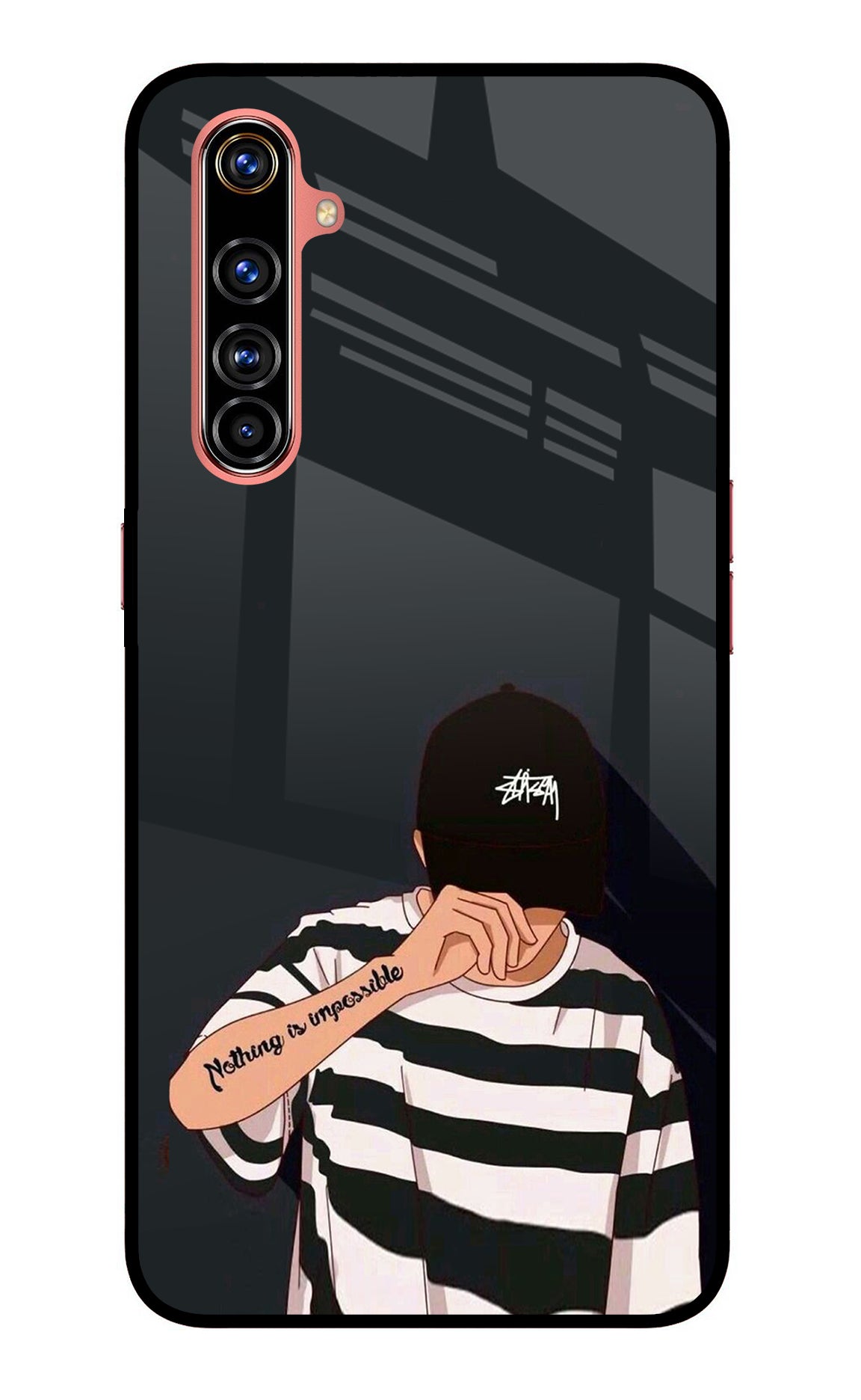 Aesthetic Boy Realme X50 Pro Glass Case