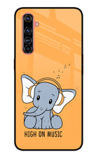 High On Music Realme X50 Pro Glass Case Back Cover by Casekaro
