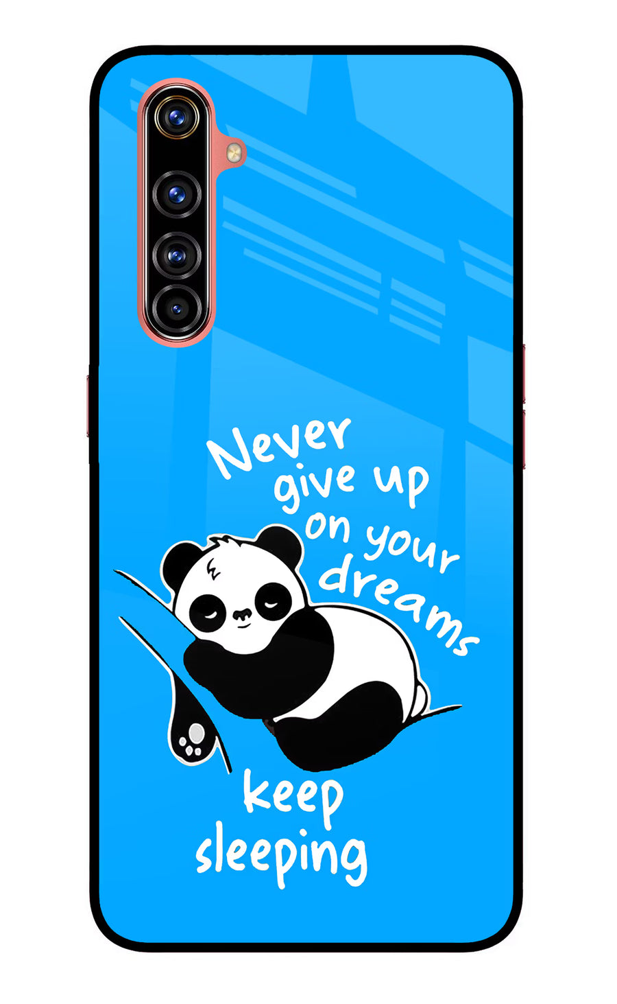 Keep Sleeping Realme X50 Pro Back Cover, Glass case