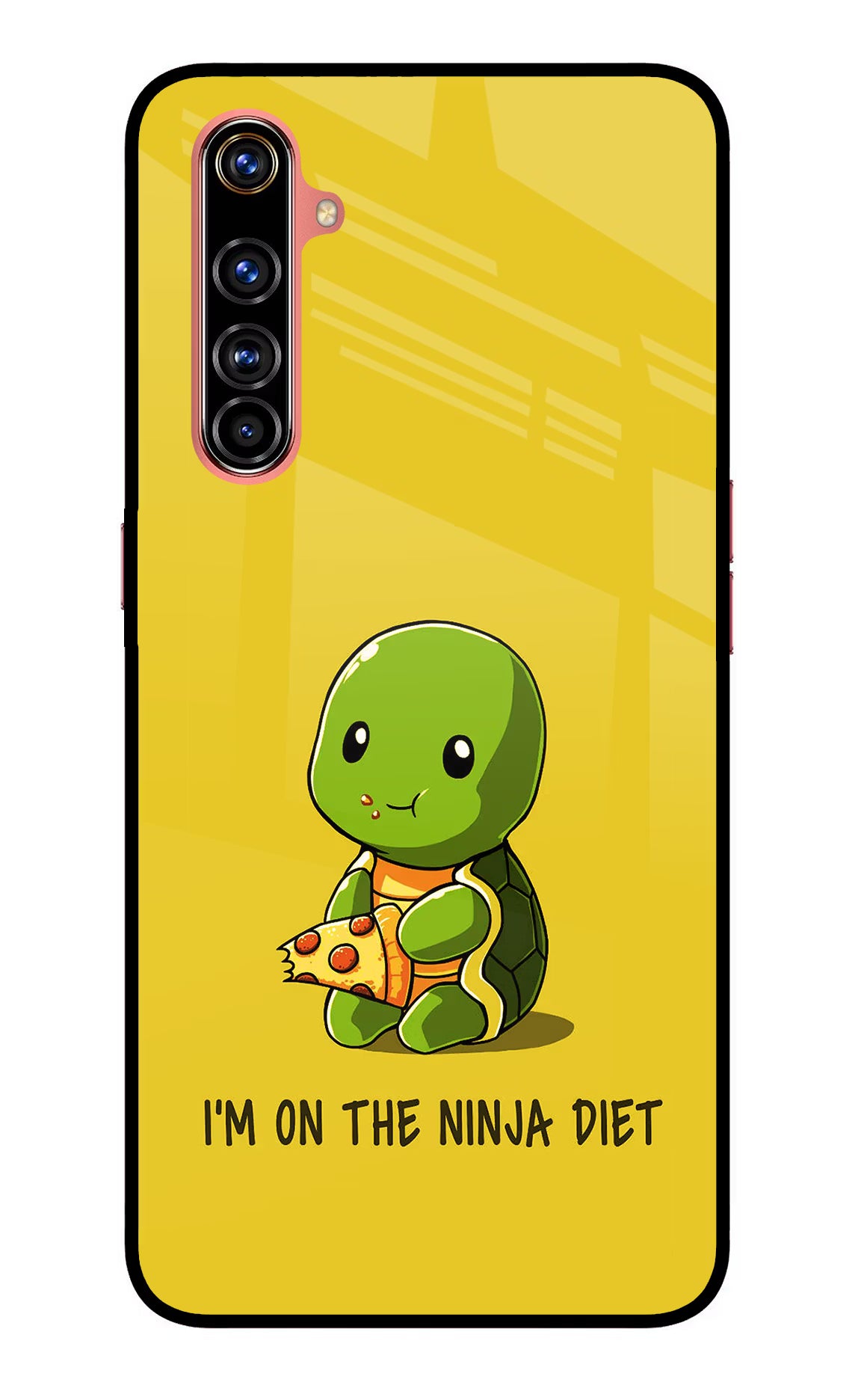 I'm on Ninja Diet Realme X50 Pro Glass Case Back Cover by Casekaro