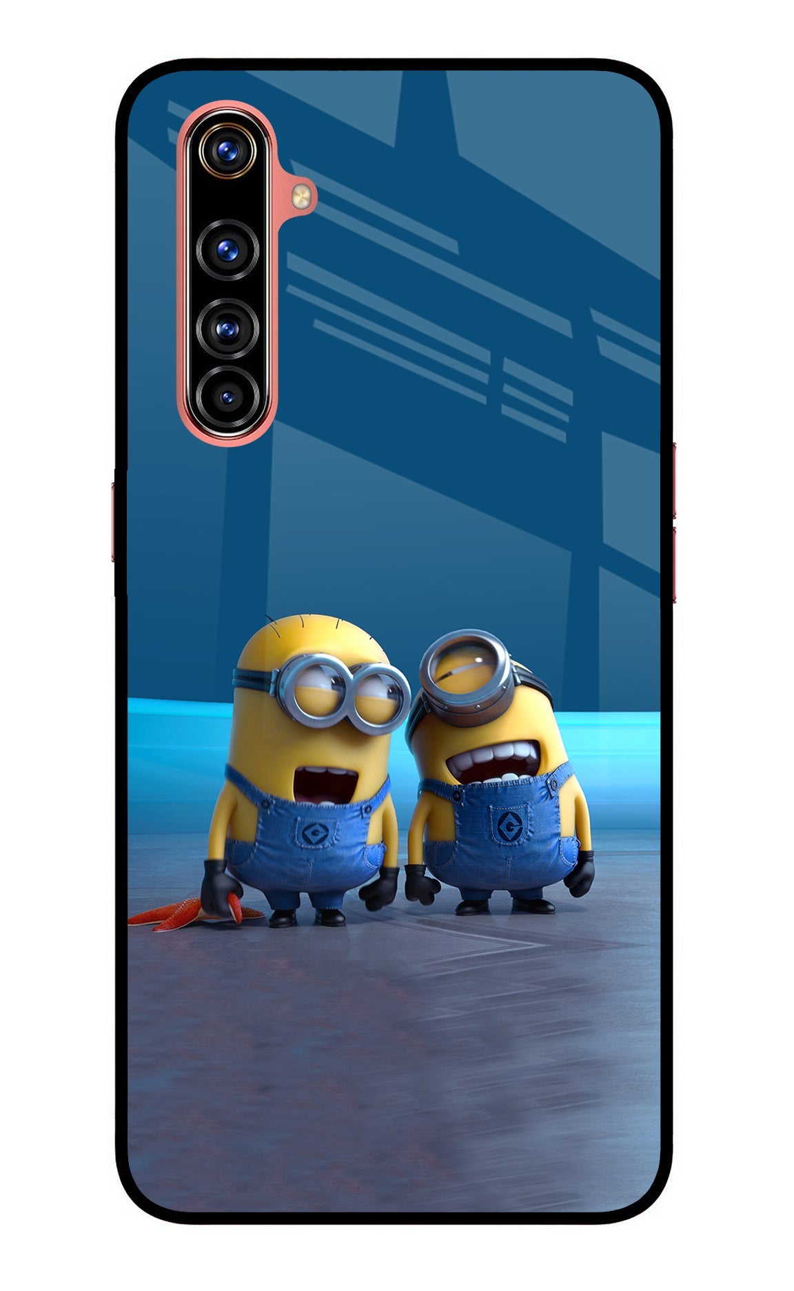 Minion Laughing Realme X50 Pro Glass Case