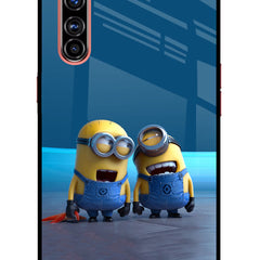Minion Laughing Realme X50 Pro Glass Case