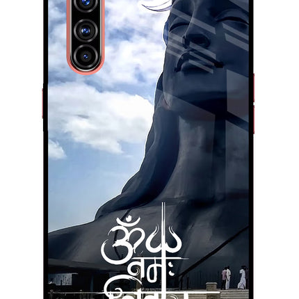 Om Namah Shivay Realme X50 Pro Glass Case Back Cover by Casekaro
