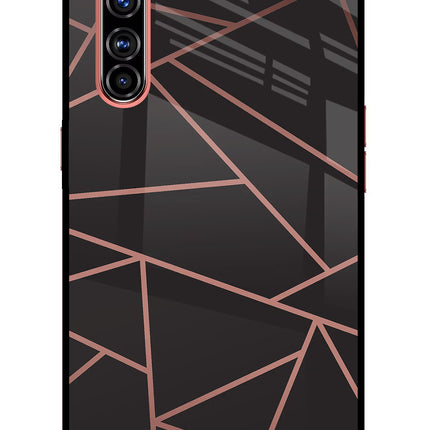 Geometric Pattern Realme X50 Pro Glass Case Back Cover by Casekaro