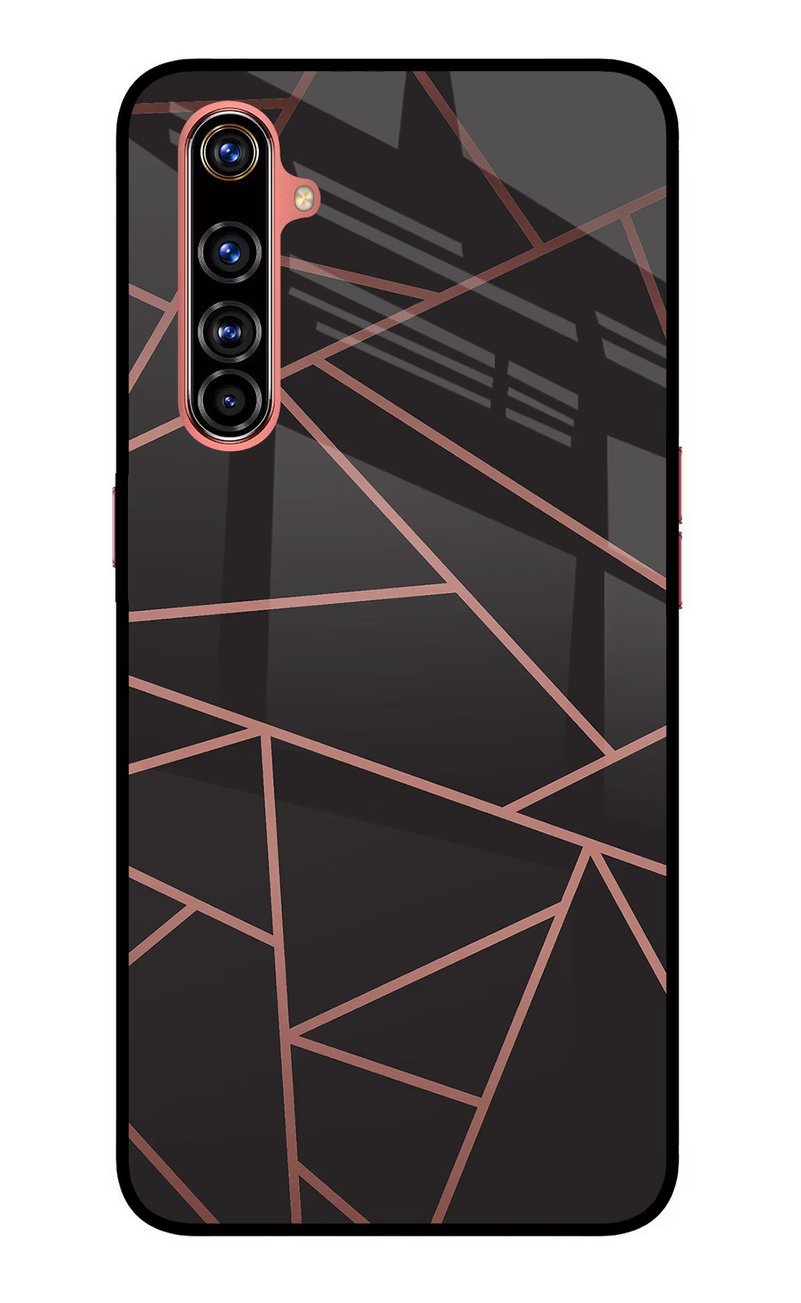 Geometric Pattern Realme X50 Pro Glass Case Back Cover by Casekaro