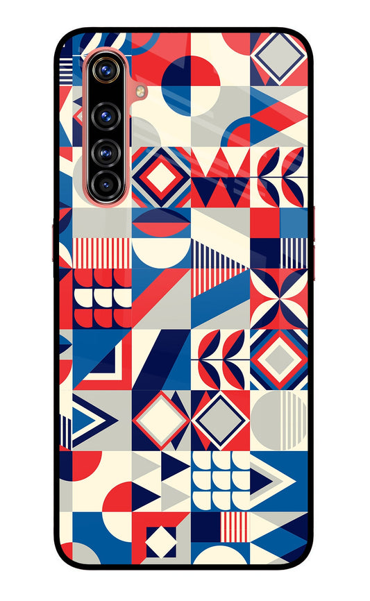 Colorful Pattern Realme X50 Pro Glass Case