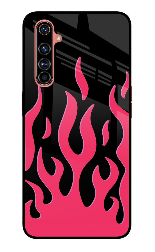 Fire Flames Realme X50 Pro Glass Case