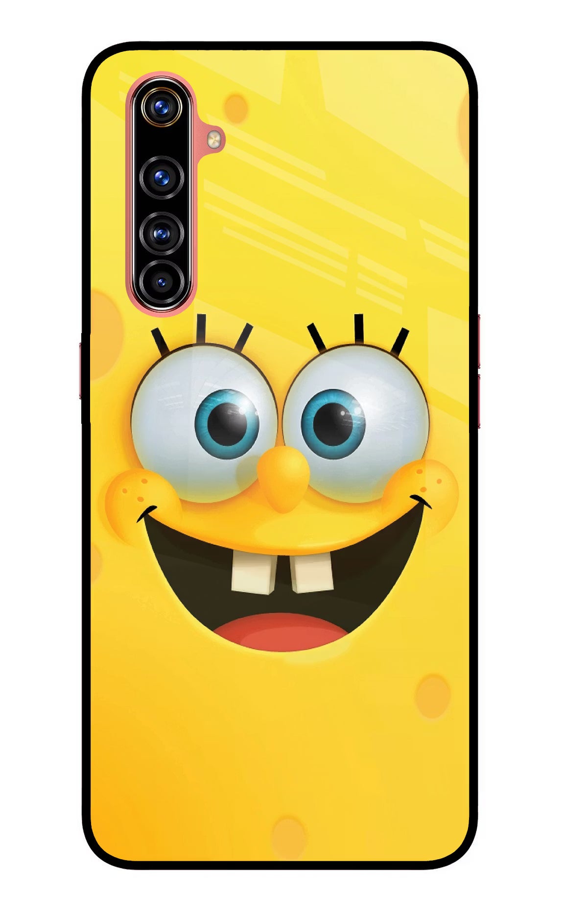 Sponge 1 Realme X50 Pro Glass Case Back Cover by Casekaro