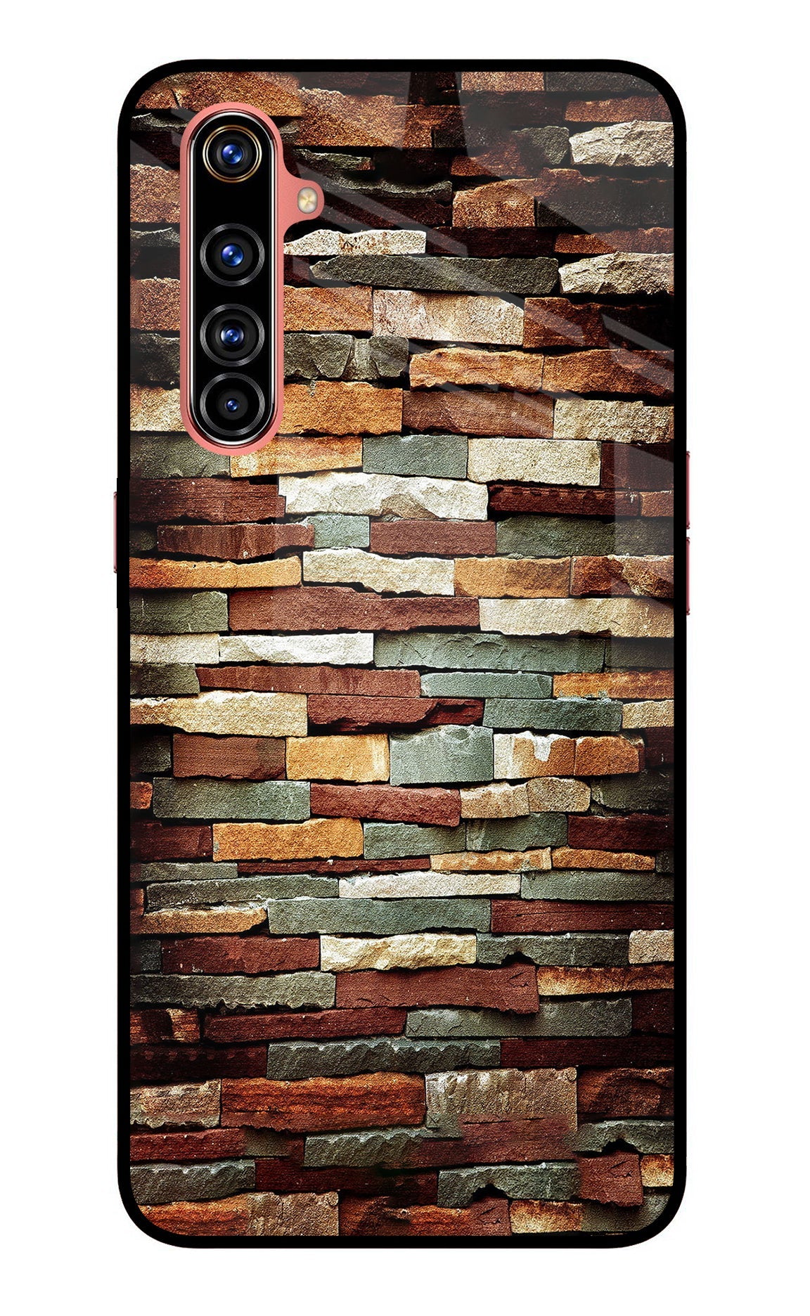 Bricks Pattern Realme X50 Pro Back Cover