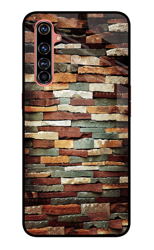 Bricks Pattern Realme X50 Pro Glass Case