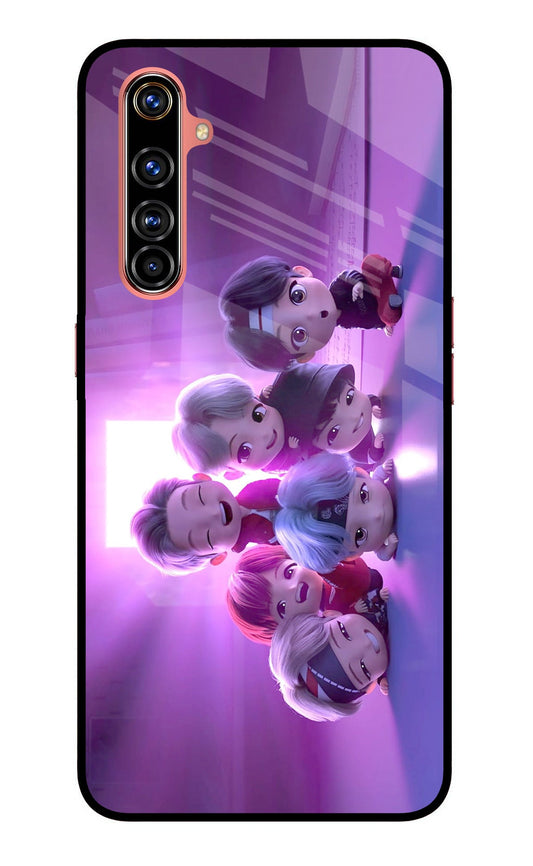 BTS Chibi Realme X50 Pro Glass Case